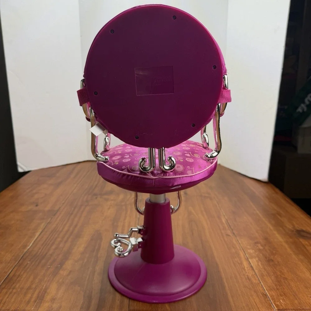 Battat Our Generation Salon Chair Hair Stylist Pink Sitting Pretty 18